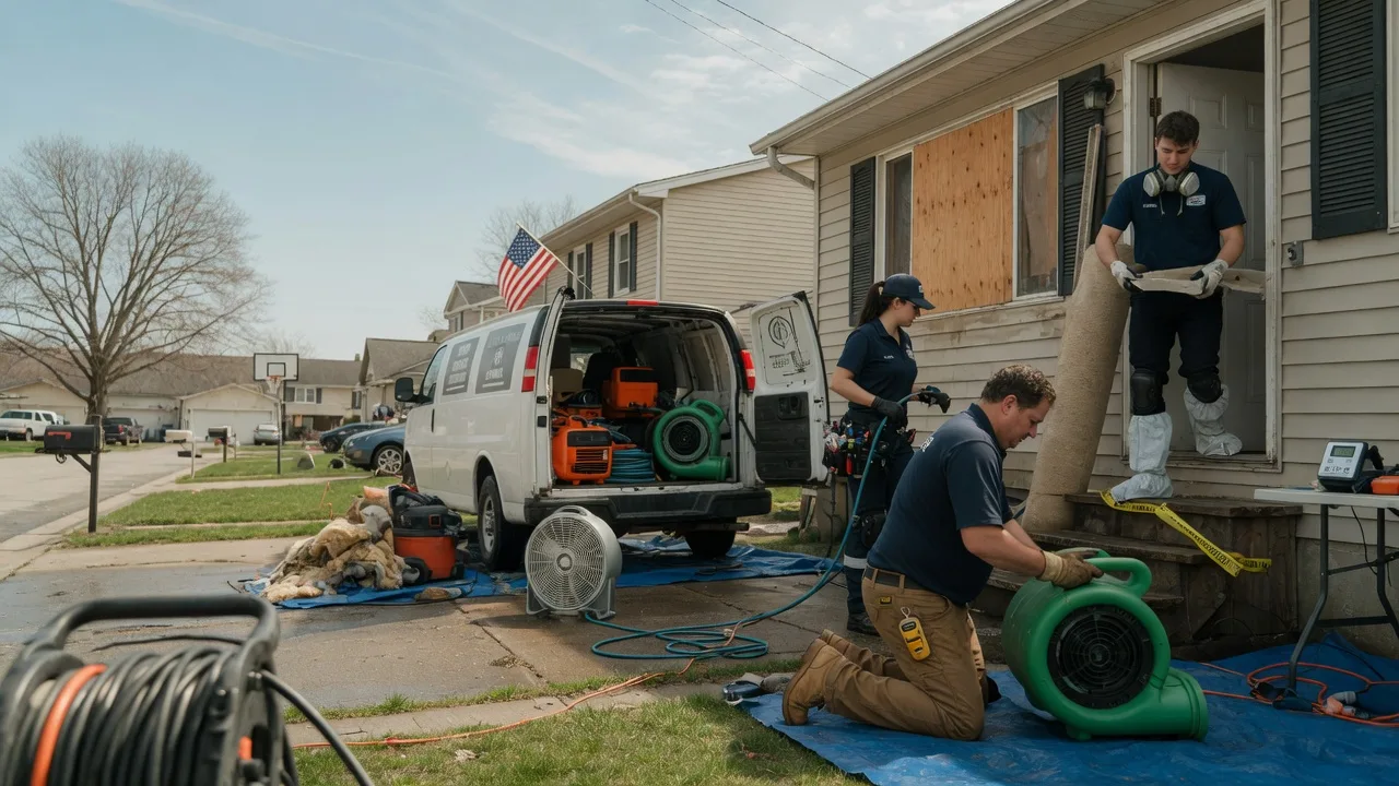 Water Damage Restoration in Alverda, PA near me